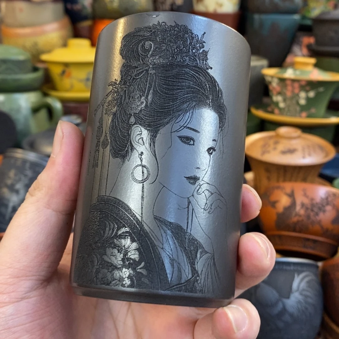 紫砂公道杯宜兴全手工紫砂杯