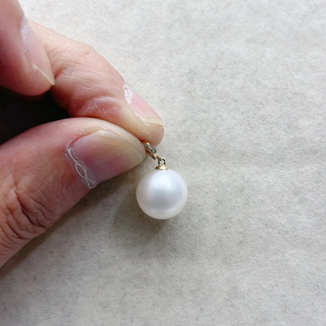 海水珍珠颈饰18K金镶嵌