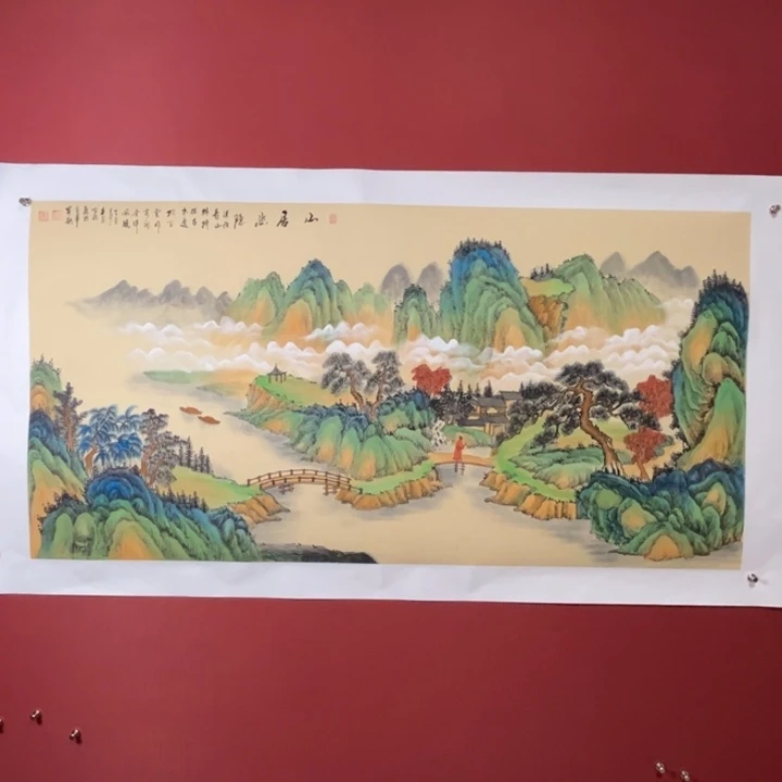 国画精品手绘作品