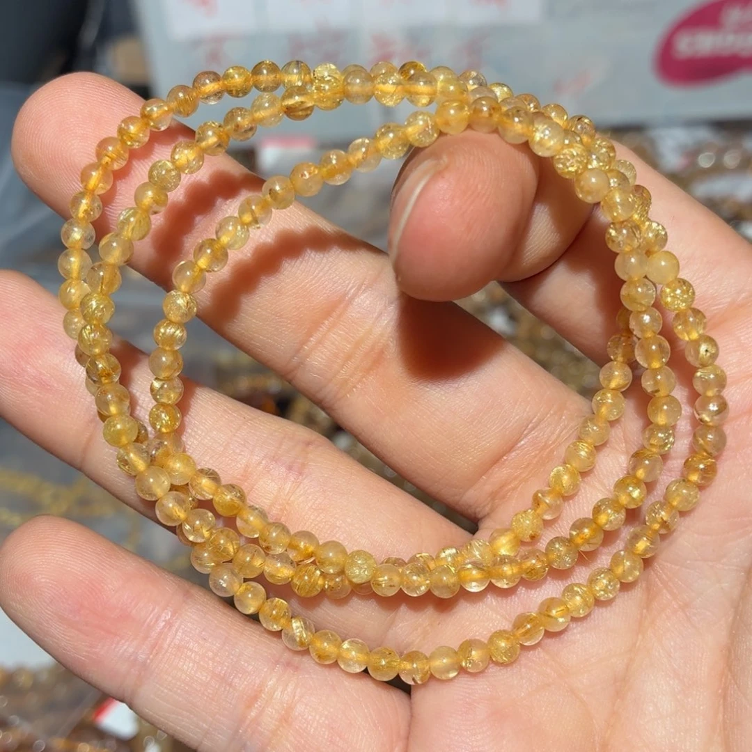 水晶手链未镶嵌陈*。手链