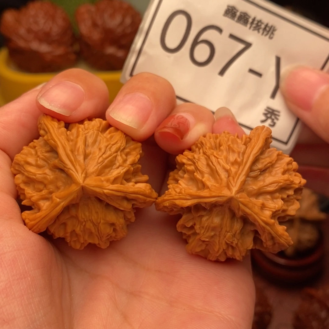 桃核把件盘山奔38……