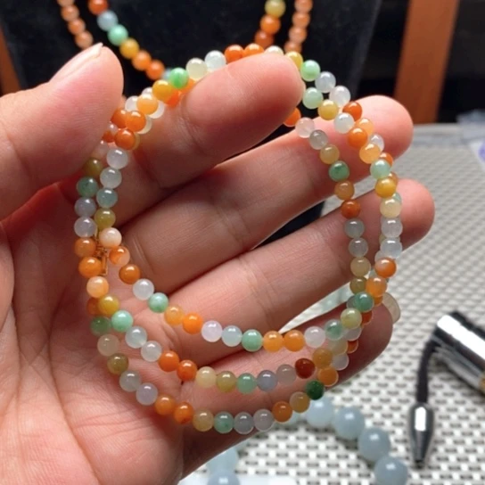 定制翡翠未镶嵌翡翠珠子