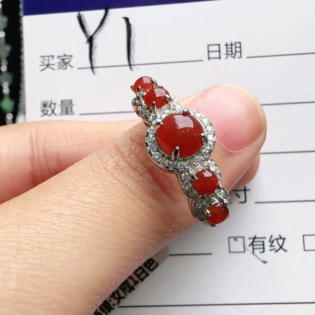 银S925镶嵌手链翡翠