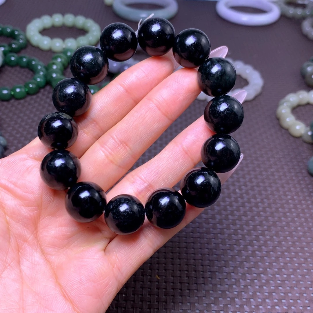 和田玉未镶嵌手串卡16