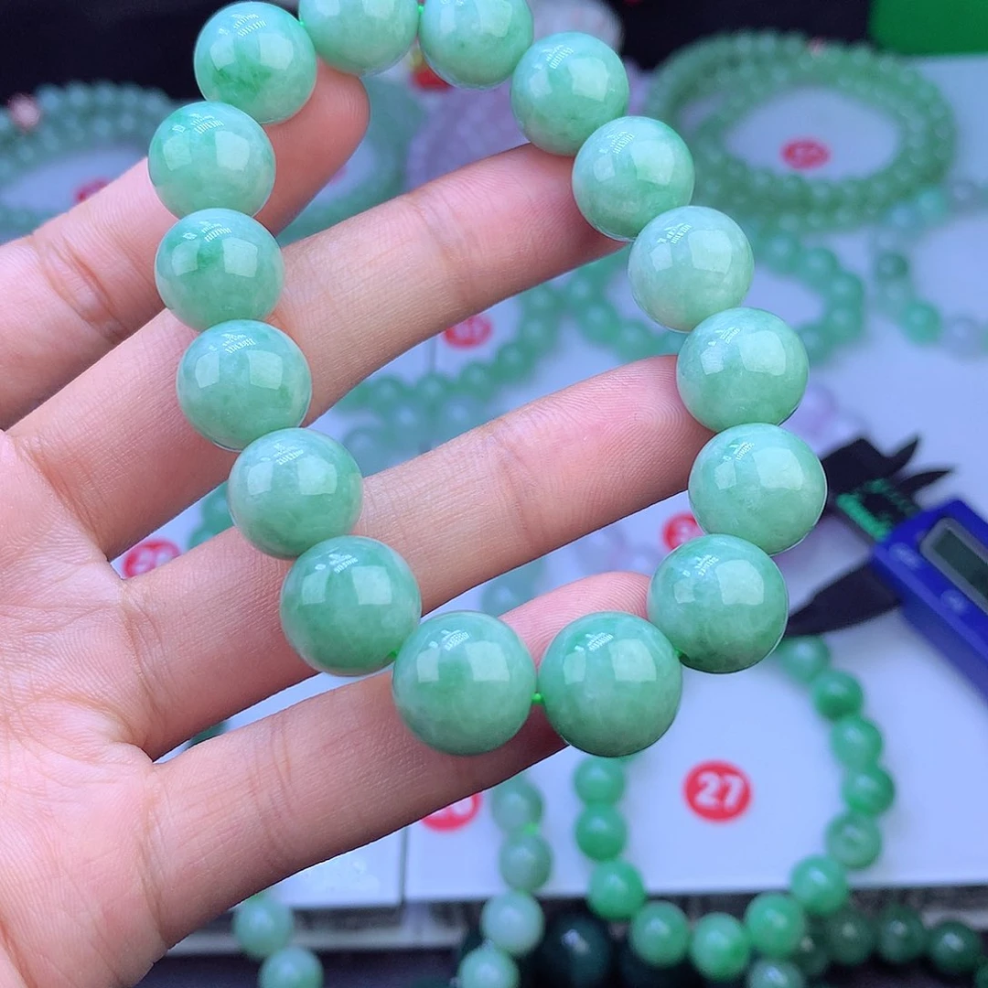 翡翠未镶嵌毛衣链