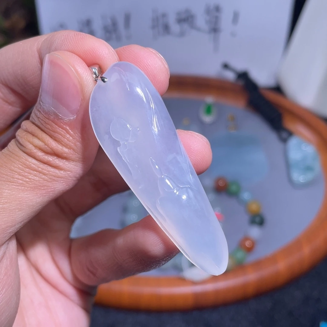 翡翠未镶嵌颈饰吊坠15