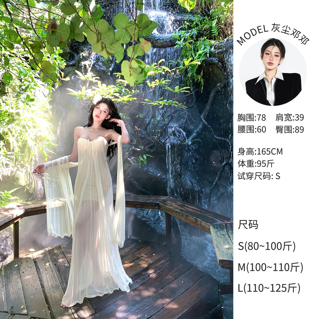 灰尘邓邓 【缪斯女神】时尚小众设计高级优雅千金风连衣裙 D25Q0224