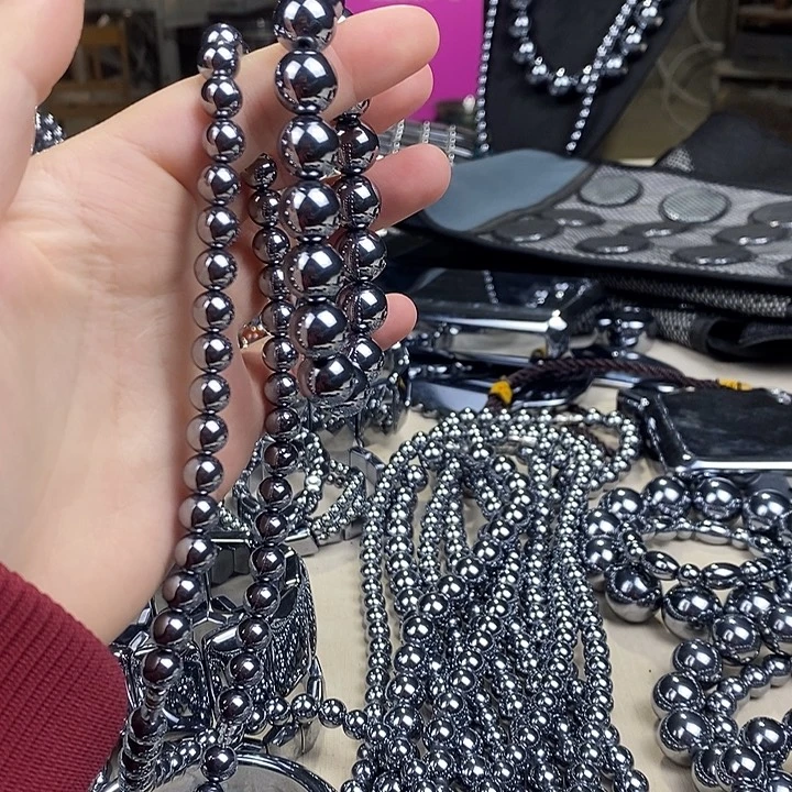 正品的太赫兹石12mm手串➕8mm项链弹力