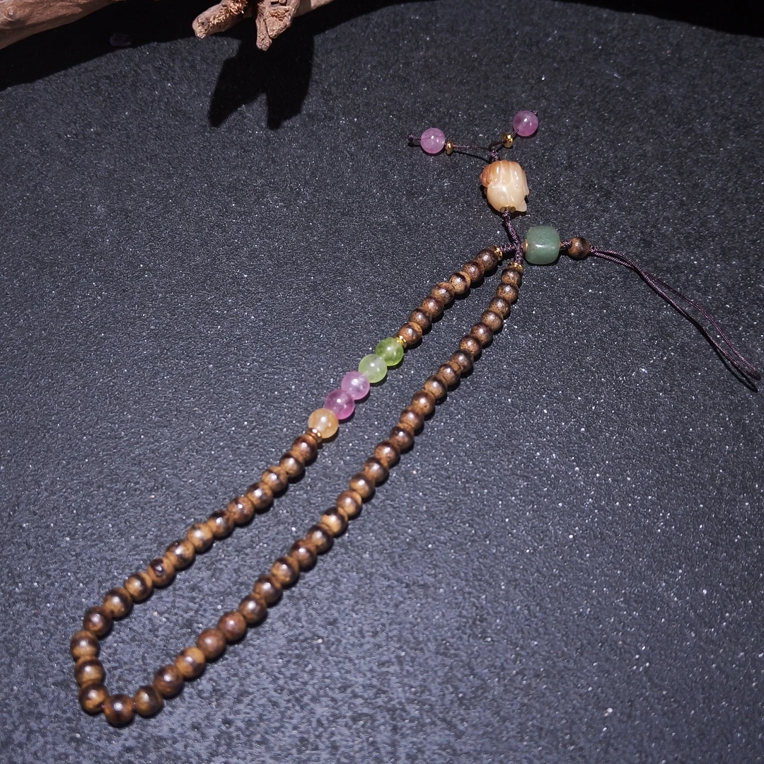 【黑胖珠宝】H0687 玛瑙diy手机挂 多样性发其一