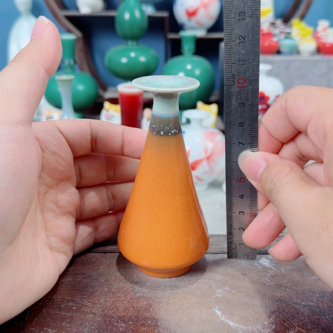 陶瓷手工小花器摆件