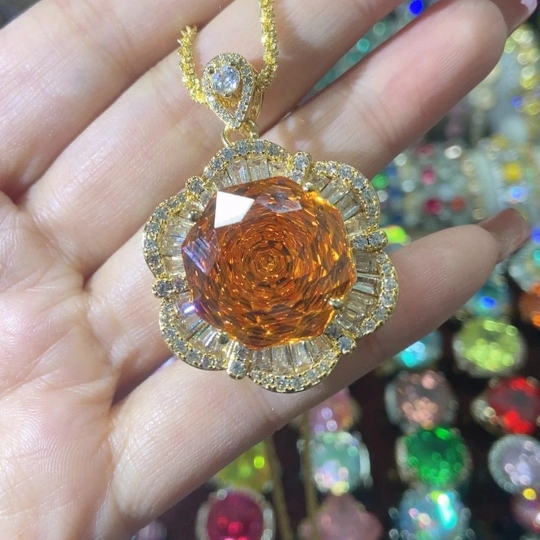 66锆石（处理）吊坠