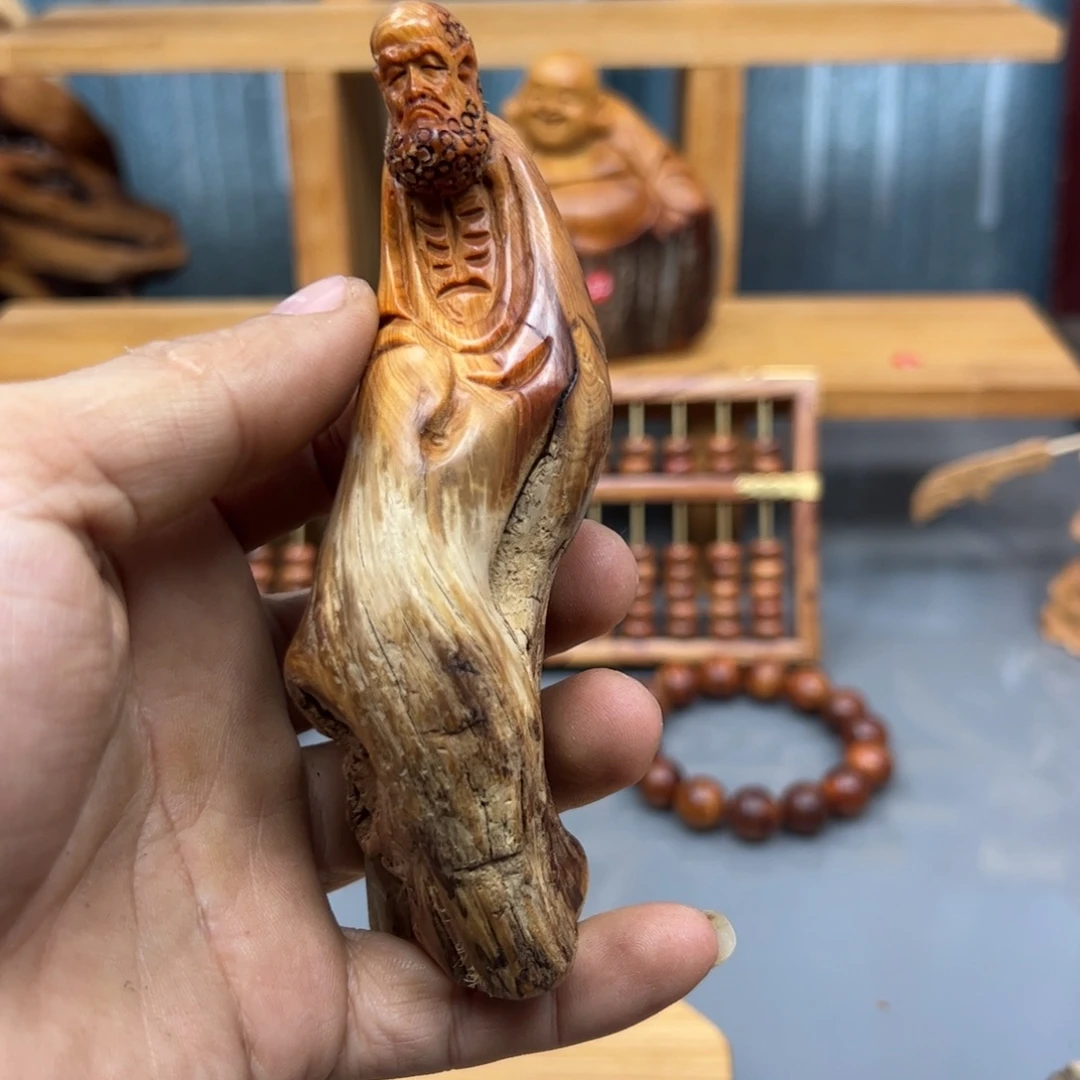 W***y木崖柏木摆件手把件
