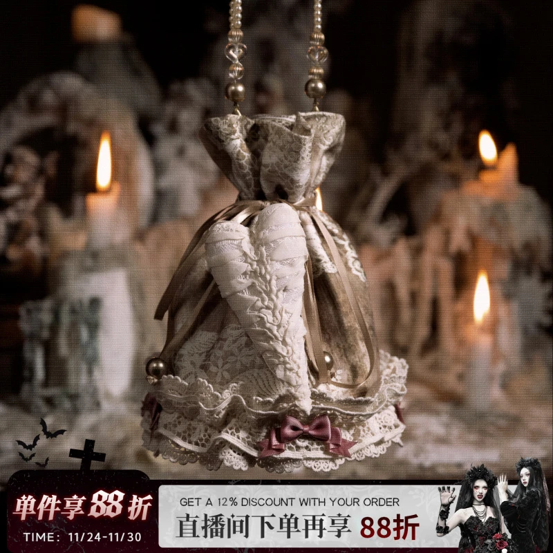 首饰袋 【爱神的诗匣】爱心充棉手提包束口袋