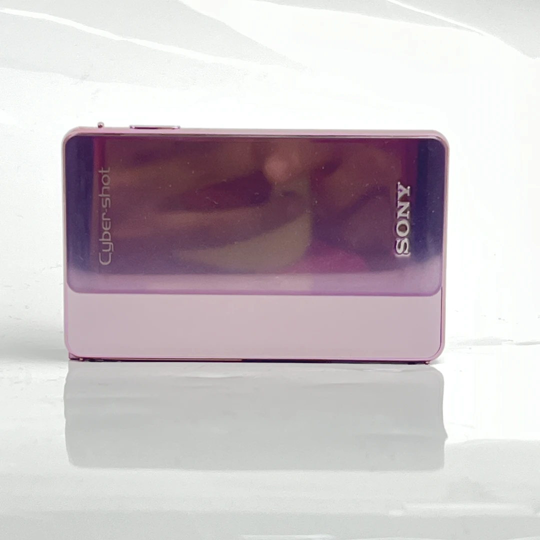95新 Sony/索尼 tx5粉紫色1020万像素4倍变焦复古ccd数码相机