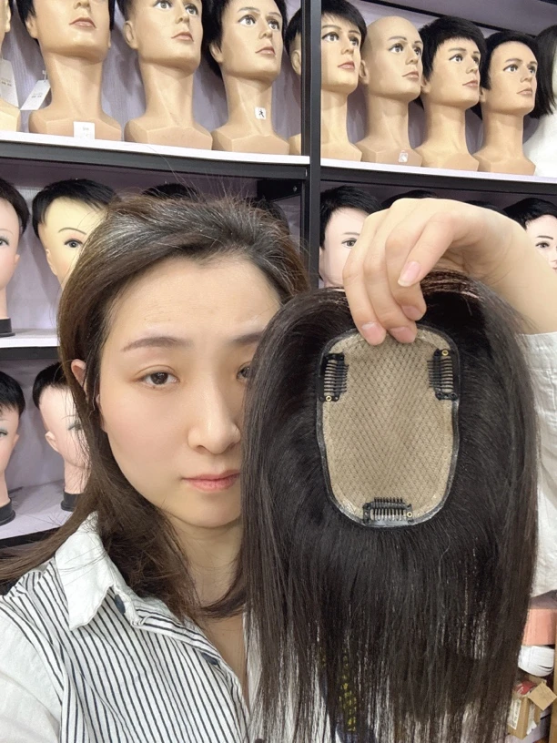 9*14补发片25CM全真发全递针工艺