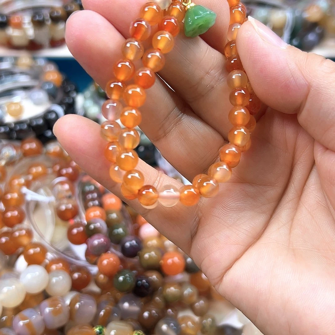 玛瑙/玉髓手链合金