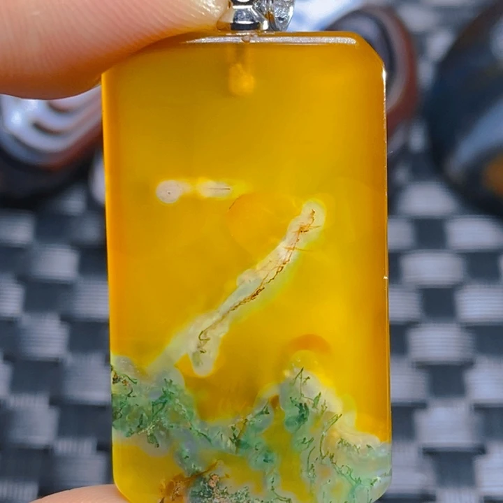 玛瑙/玉髓颈饰未镶嵌飘*