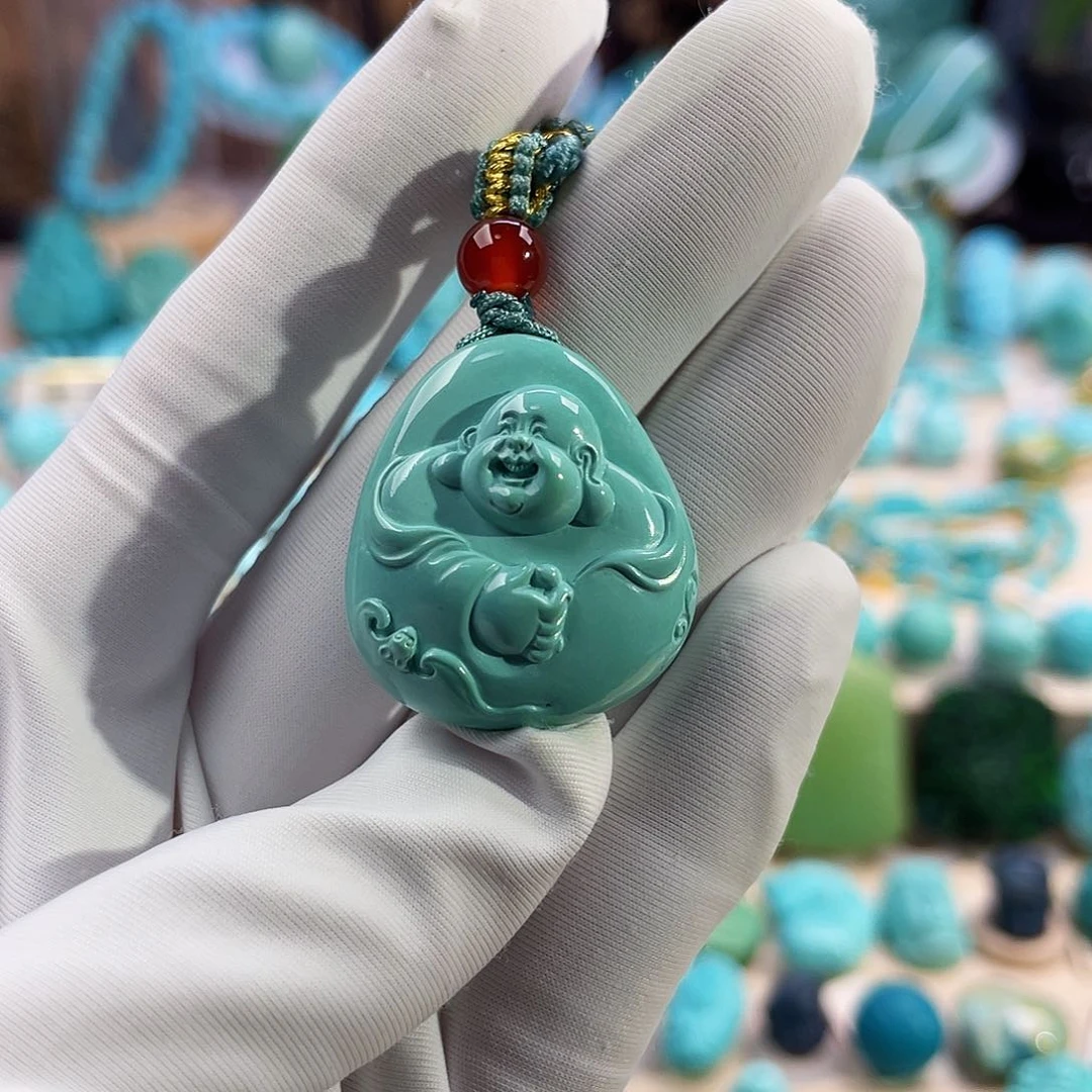 绿松石珠宝奇石未镶嵌