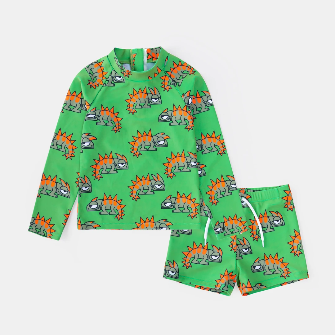 宝宝泳衣男童连体温泉包屁衣游泳套装FGC933BPJ299