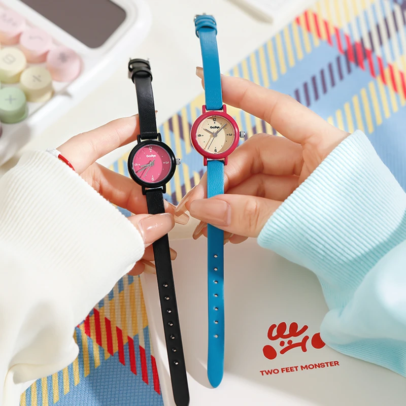 GCCLIYO/歌莉侑网红新款防水手表复古气质小表盘女表礼物送女生