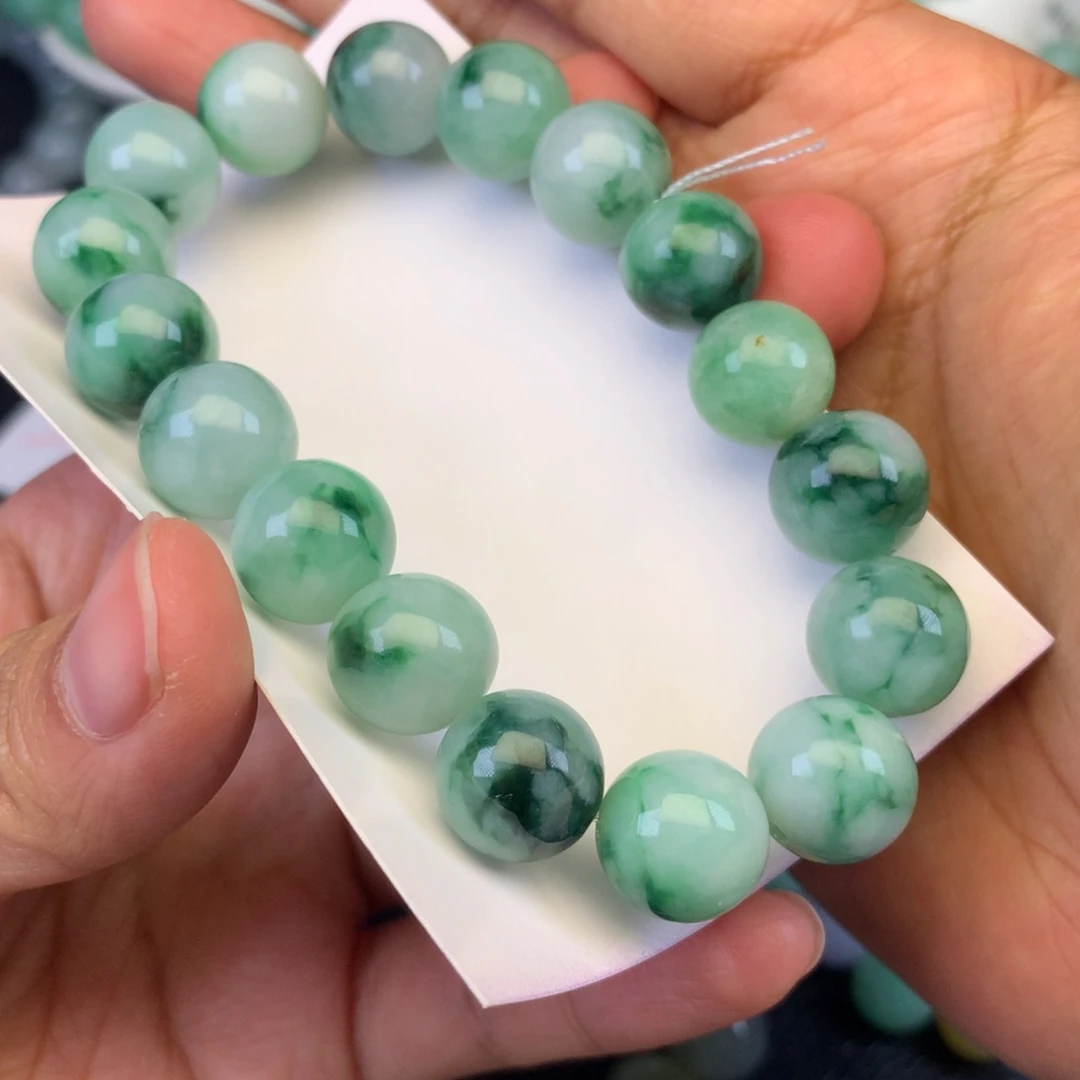 翡翠未镶嵌颈饰天然缅甸翡翠A货卡12