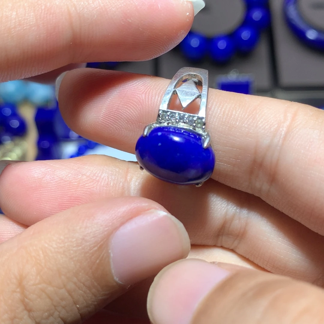 用***3未镶嵌青金石戒指定制