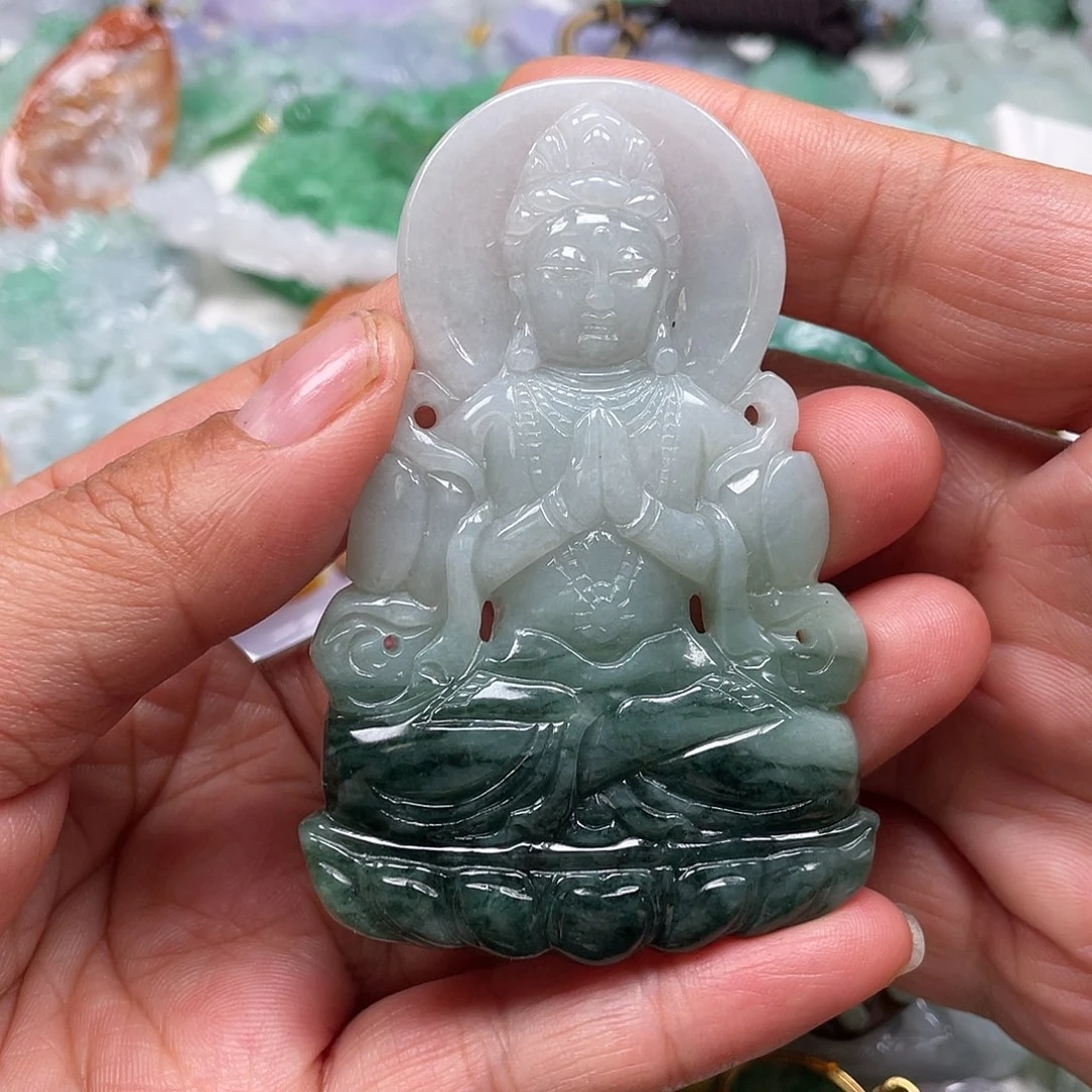 颈饰未镶嵌翡翠翡玉缘翡翠