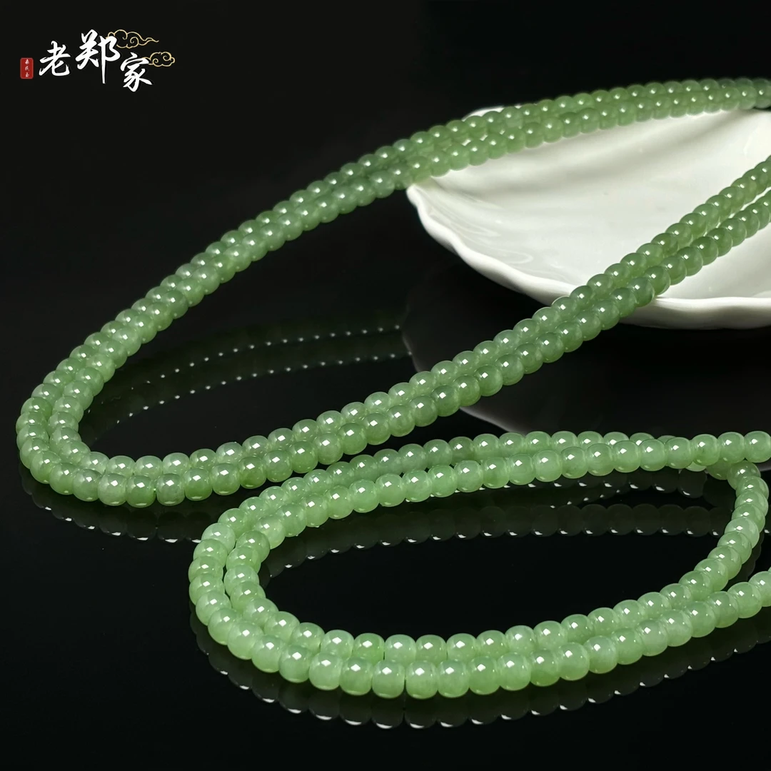 【老郑家】和田玉项链 约7mm 多样性发1件 1000
