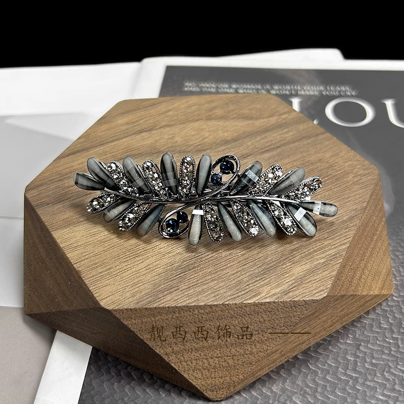 【LXX靓西西】138弹簧夹7.5厘米麦穗时尚精致弹簧夹