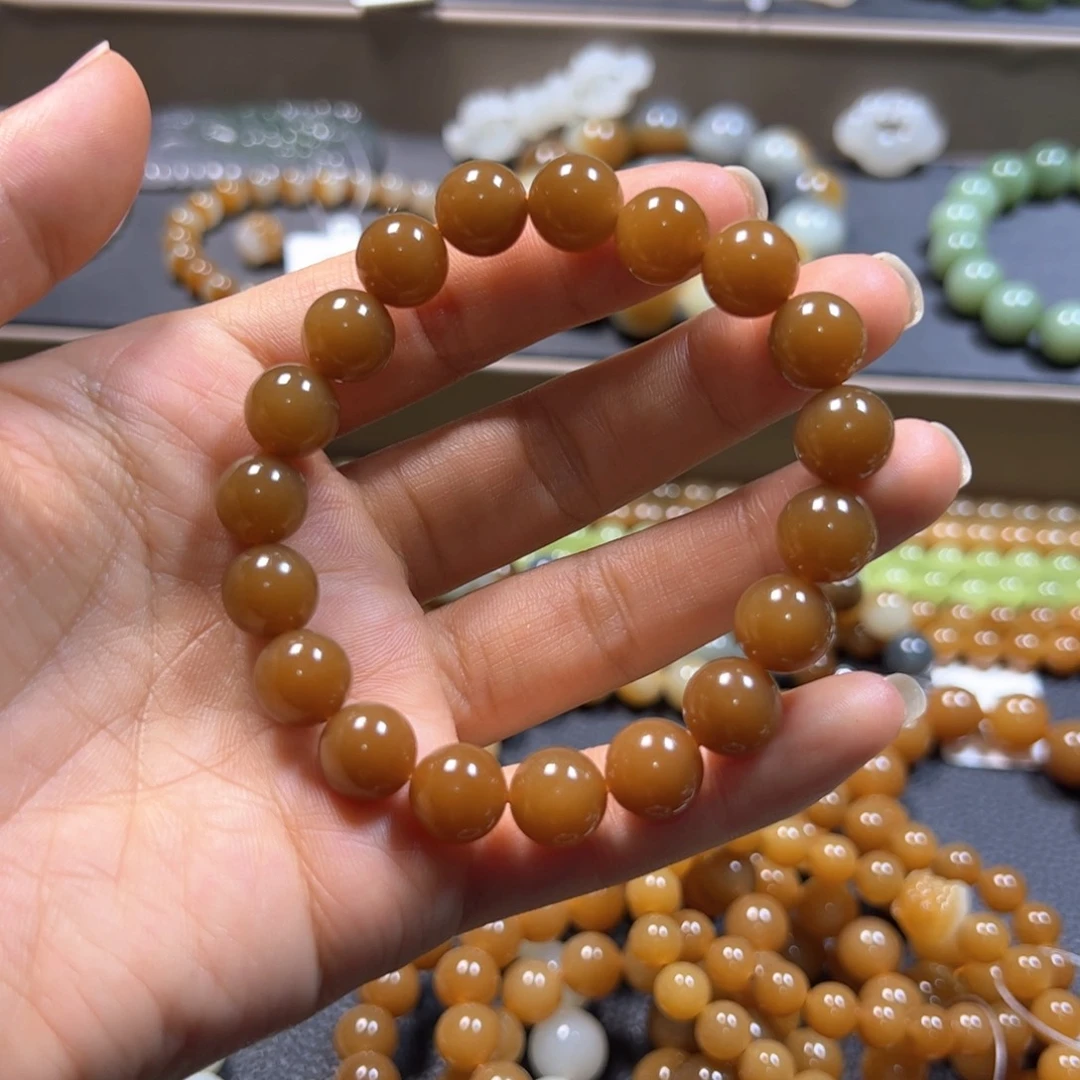 和田玉手链未镶嵌艾****)