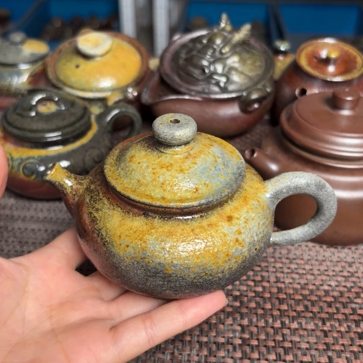 茶杯紫砂段泥手持160