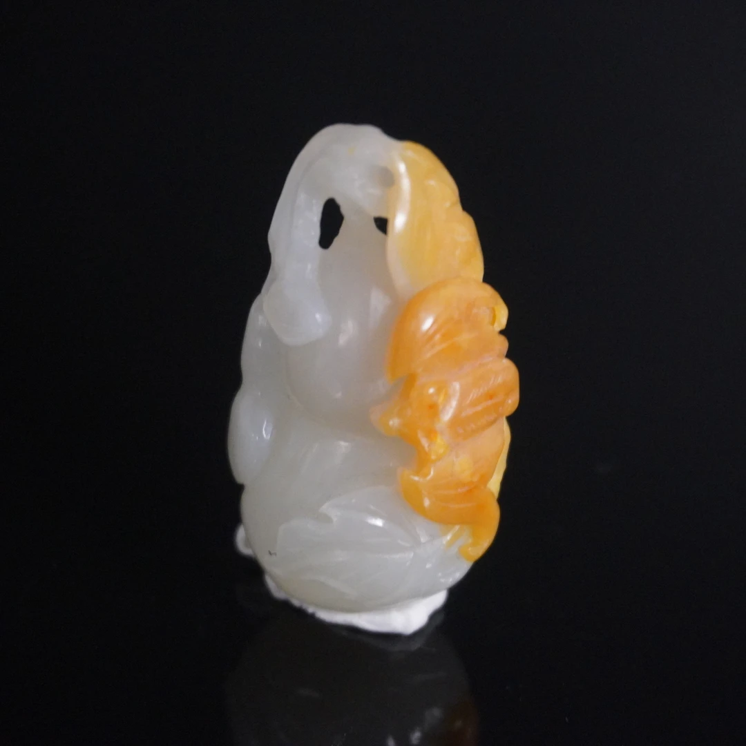 清中期和田玉福禄佩/HY035331/金玉良缘/槐荫山房