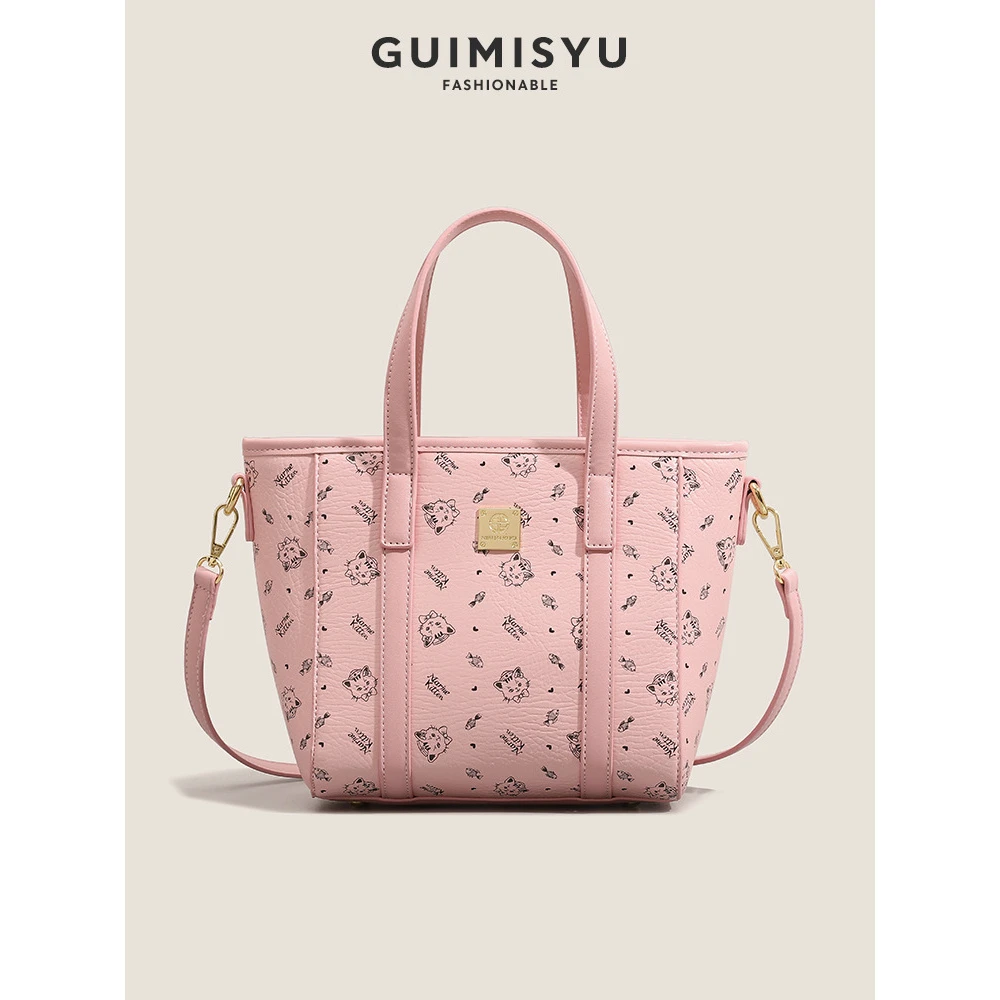 kitty猫包包菜篮子托特包2025新款小众时尚可爱手提女单肩斜挎包