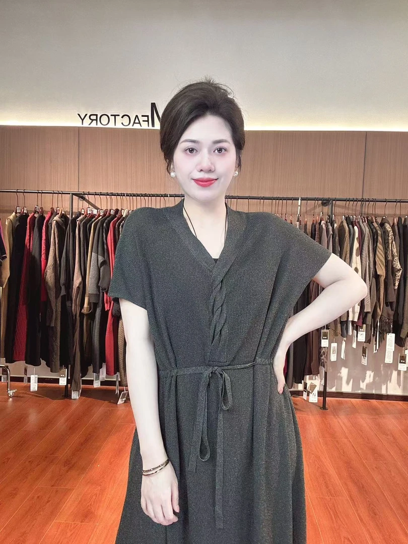 571   麦麦家夏季新款 气质轻奢百搭连衣裙时尚