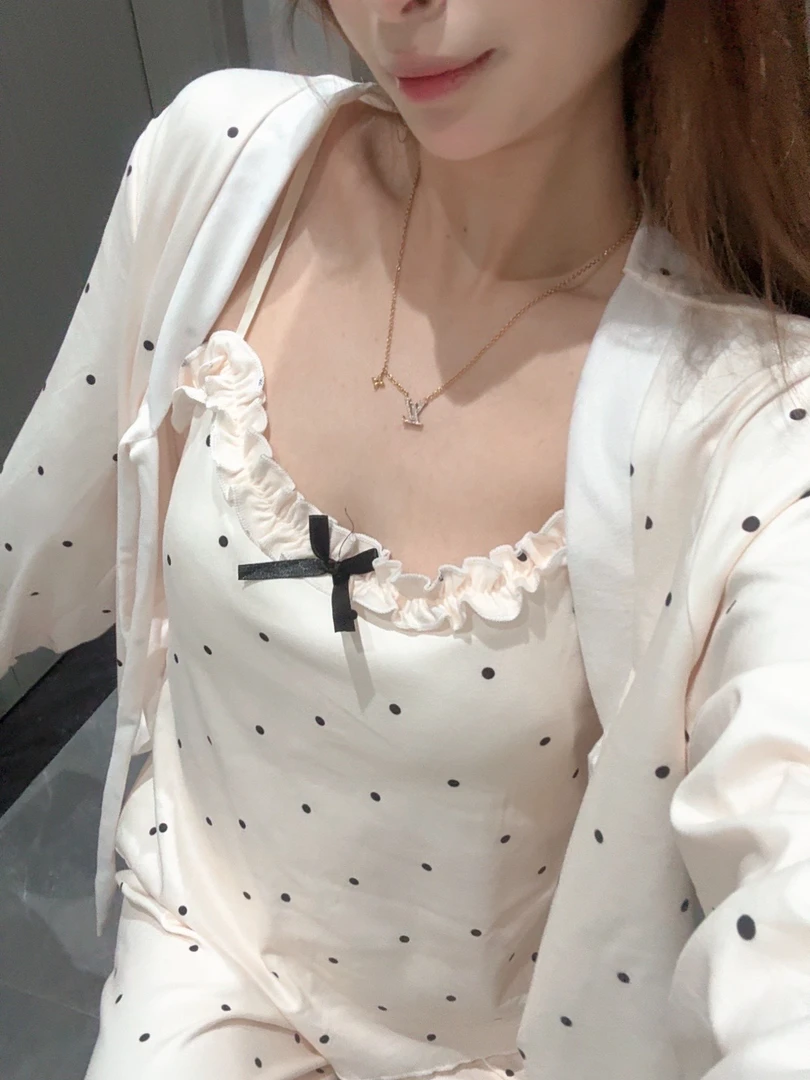 【纯欲奶杏】2025甜美双面绒三件套睡衣套装巨温馨甜甜哒