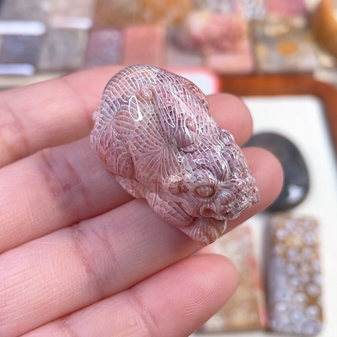 【闪购商品】硅化玉手链未镶嵌灰*儿