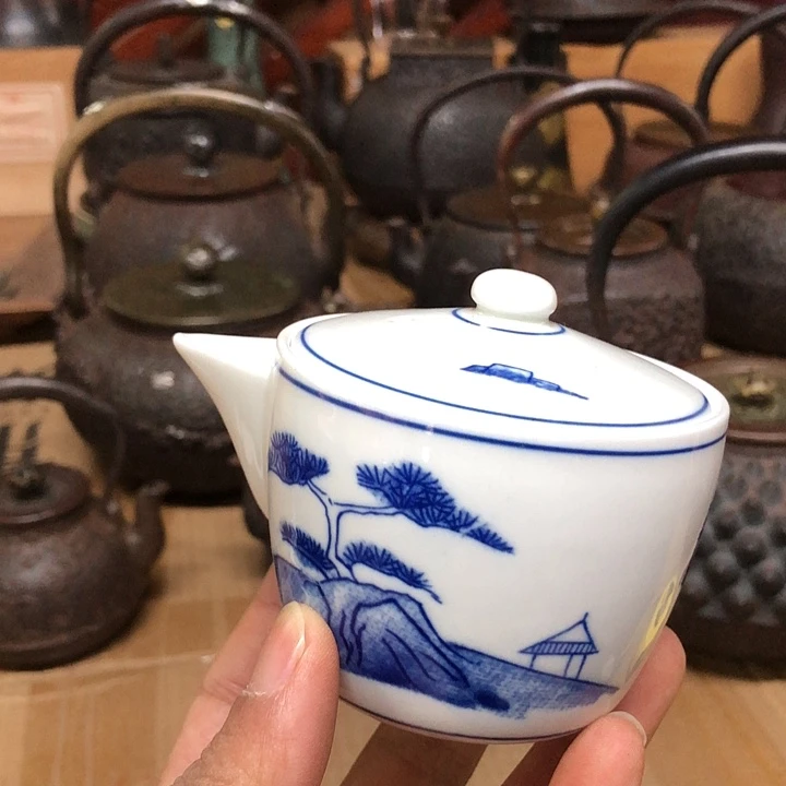 平安竹泉青花宝瓶