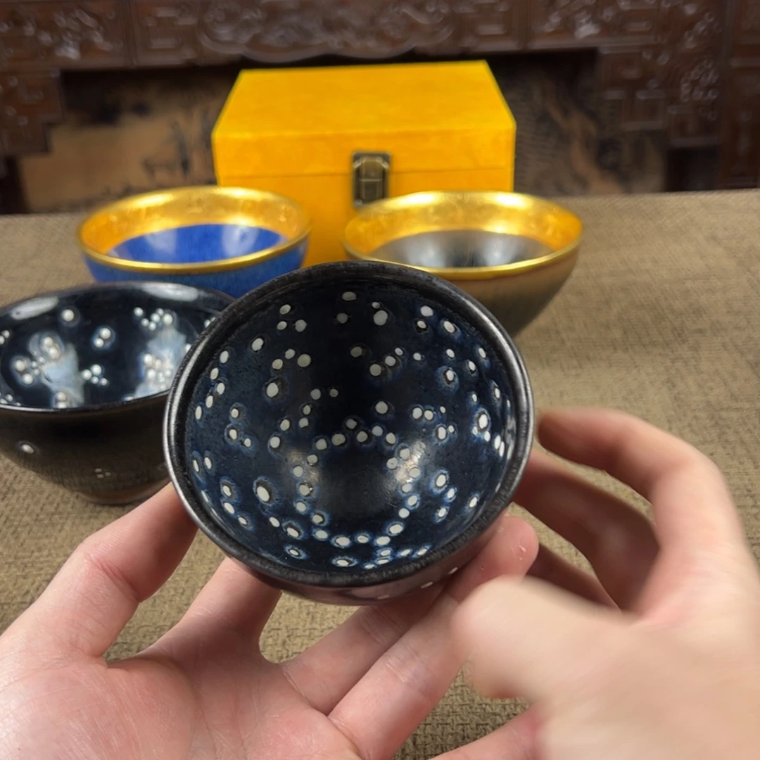 凝***空瓷片陶瓷艺术瓷器摆件