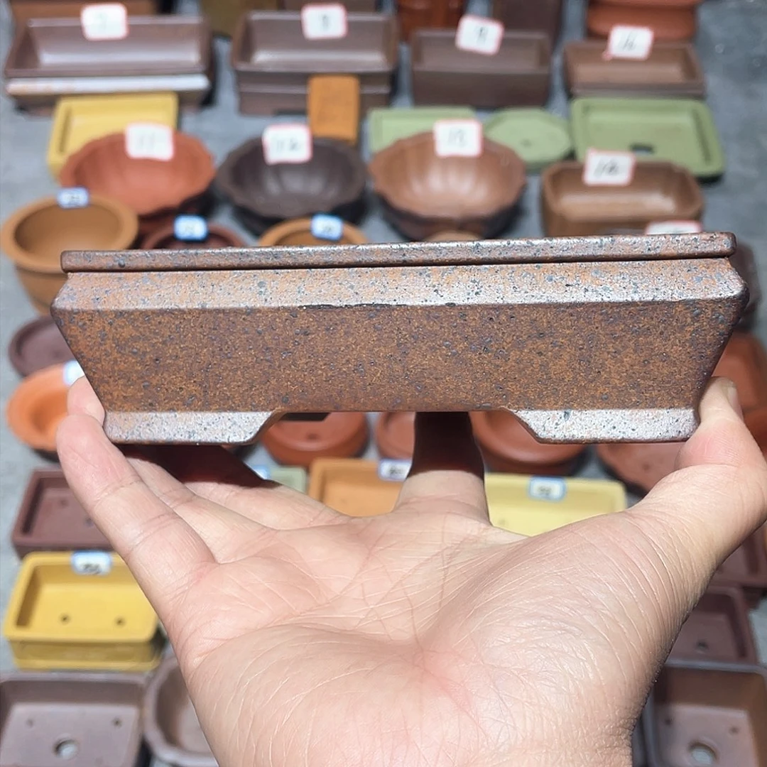 紫砂紫砂小盆14*9.5*3.5