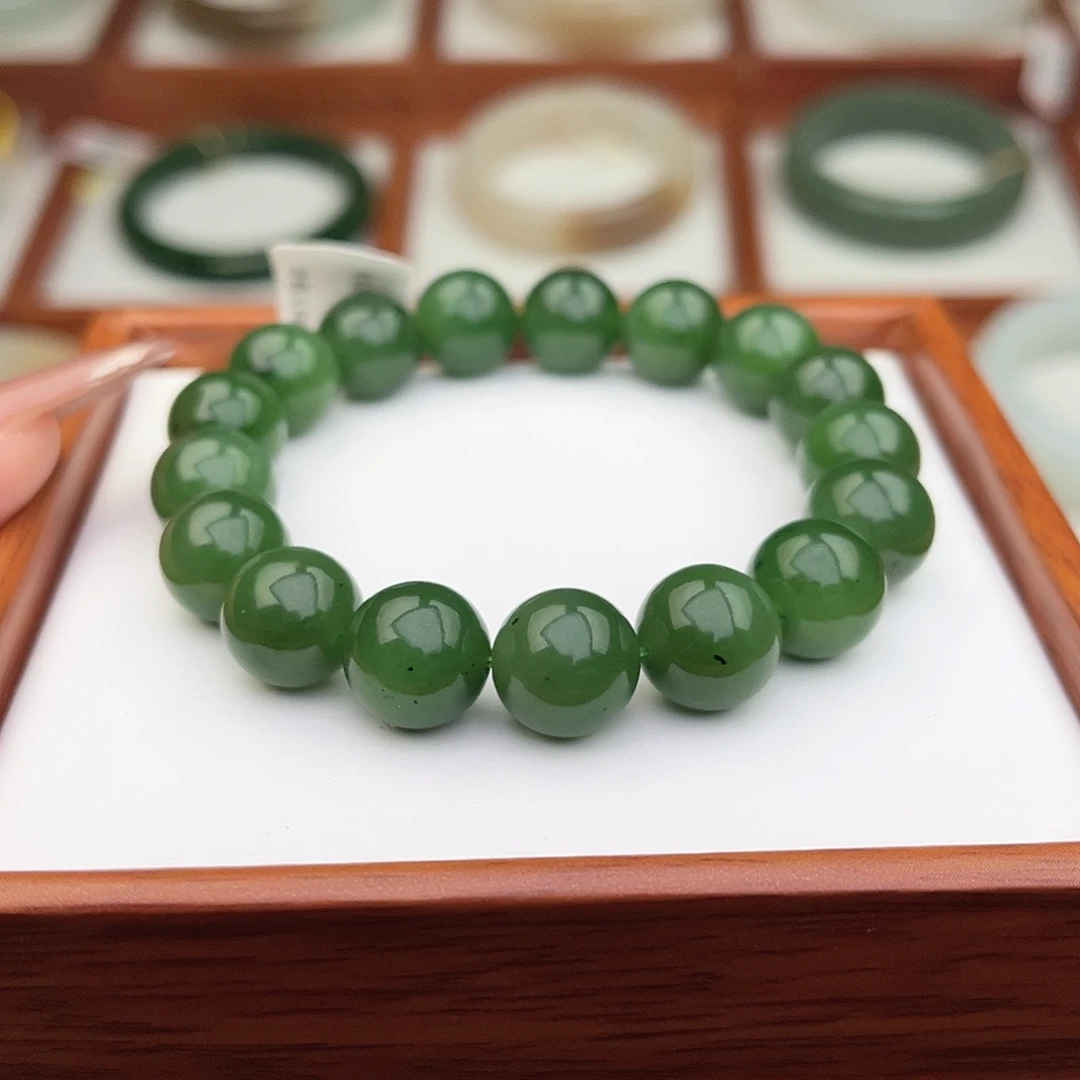 和田玉未镶嵌手串12mm