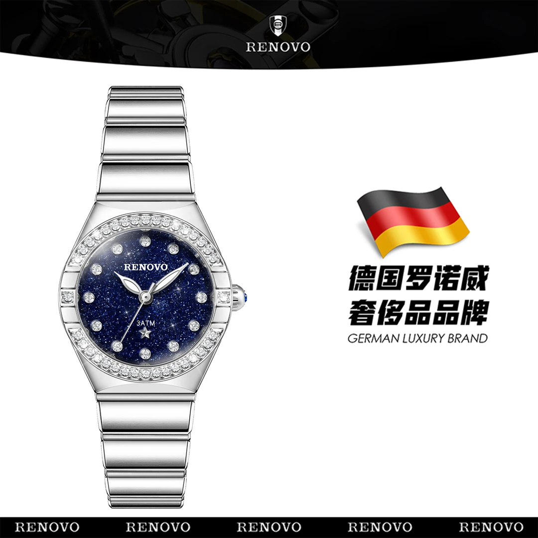 【中港海贸集团】德国注册品牌RENOVO罗诺威时尚女士手表-R66060