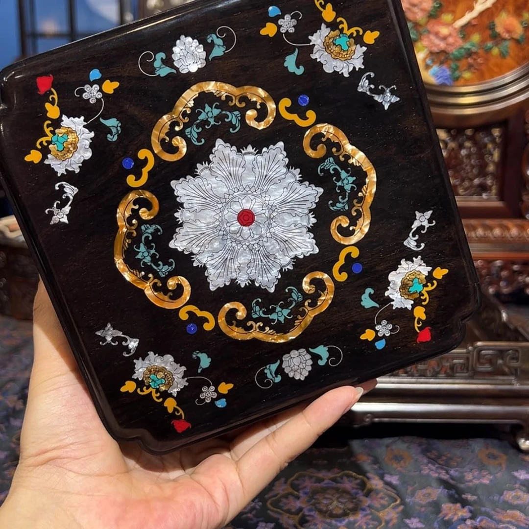 【闪购商品】黑酸枝木类成套家具盒子