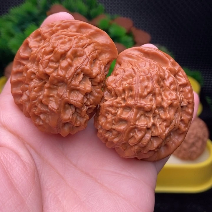 吊坠文玩核桃座山雕78全品