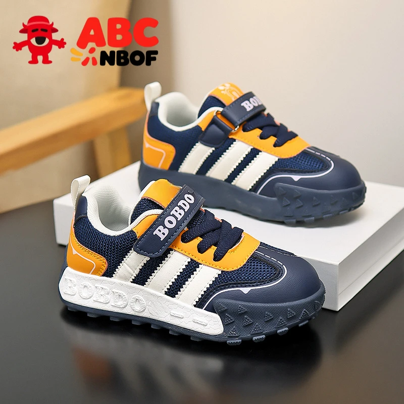 ABC NBOF童鞋男童休闲板鞋秋冬季新款儿童透气软底鞋男孩运动鞋潮