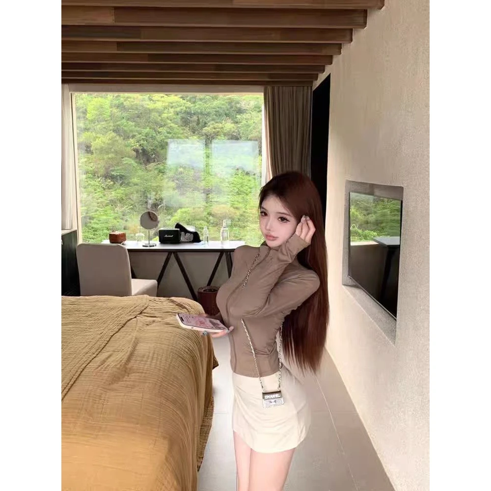 【头头推荐】冰丝辣妹紧身上衣#03203