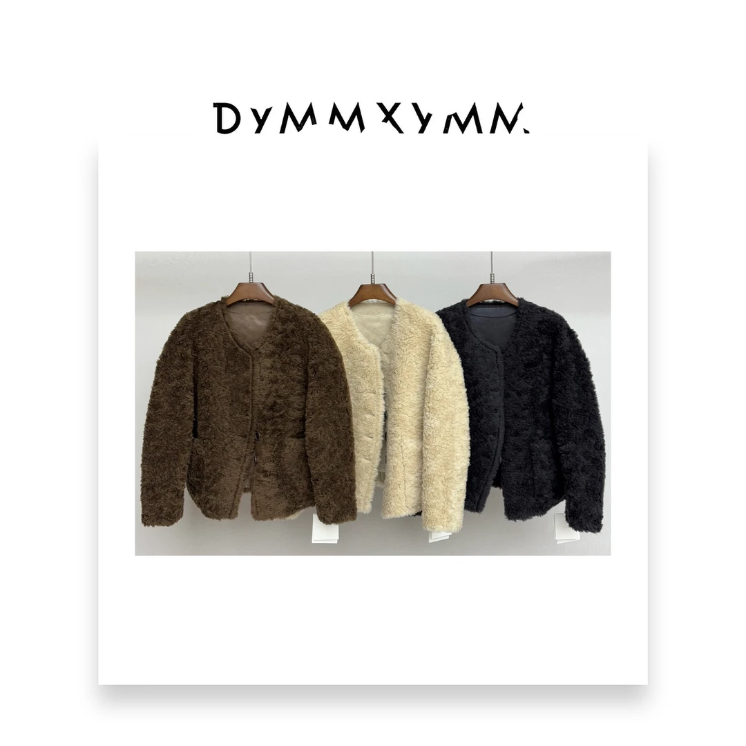 【DYMMXYMM】--.短款绵羊毛外套--5FW-R0533