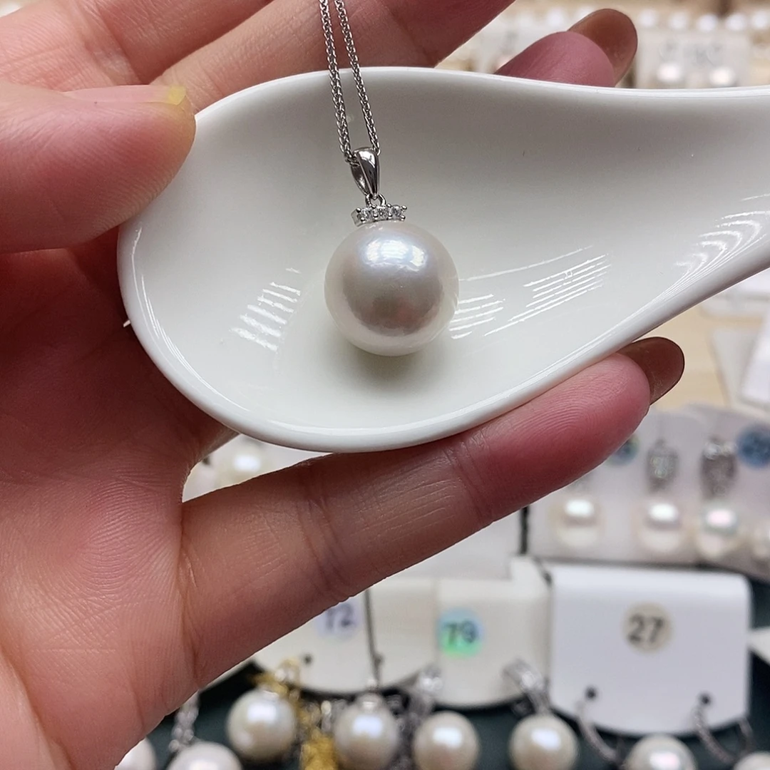 最****淡水珍珠颈饰银S925镶嵌