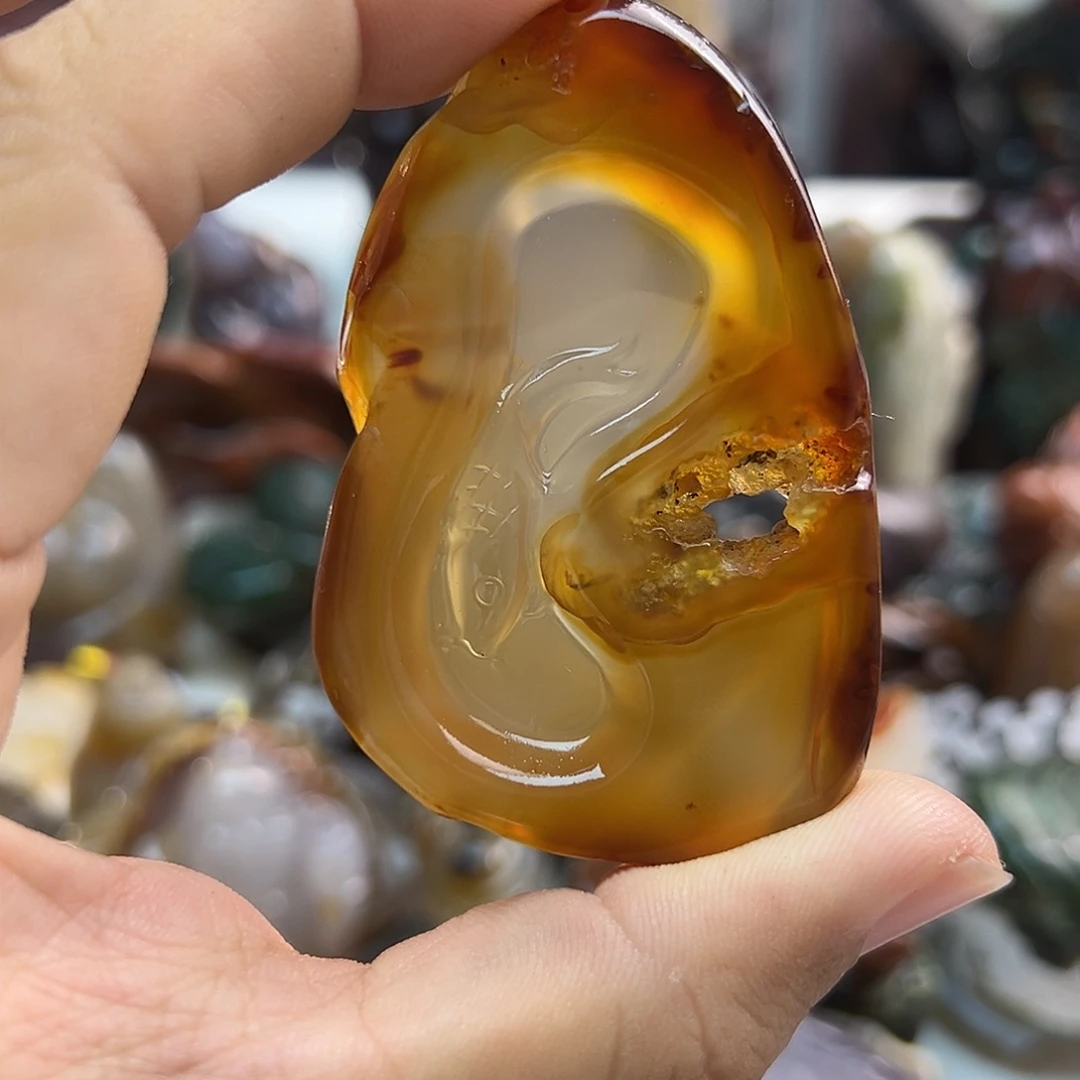 玛瑙/玉髓未镶嵌颈饰