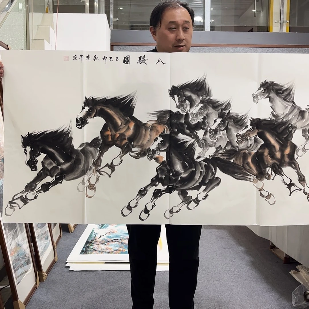 国画HT精品国画作品1.4✖️70