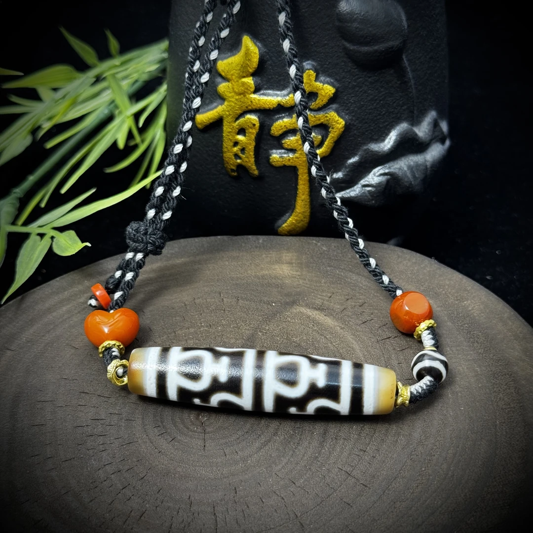 【老佛爷】0168-八宝瓶天珠玛瑙锁骨链-多样性随机发